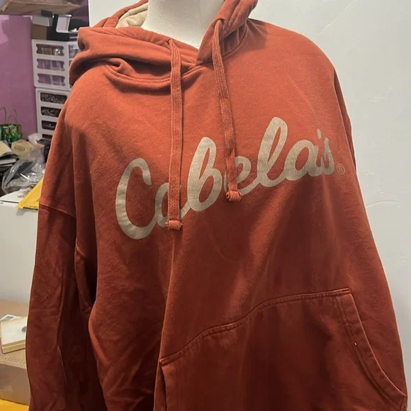 Cabela's Rust Hoodie - Picture 2 of 5